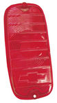 1960-66 Chevrolet Truck Red Tail Light Lens - Fleetside