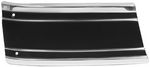1969-72 Chevrolet Truck Fender Molding with Clips, Lower Front R/H, Black