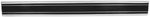 1969-72 Chevrolet Truck Door Molding with Clips, Lower R/H, Black