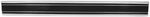 1969-72 Chevrolet Truck Lower Door Molding with Clips, Lower L/H, Black