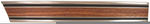 1969-72 Chevrolet Truck Bed Molding, Lower Front RH, Wood (Short Bed)