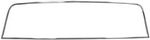 1967-72 Chevrolet Truck Window Moldings, Rear (Fleetside), 3 pcs. Polished Stainless Steel