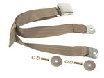 Seat Belt With Lift Latch, Dark Tan, 60 inch