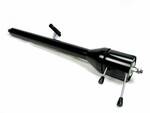 1960-66 Chevy Truck Retrofit Tilt Floor Shift Steering Column with Rack - Black Powder Coated