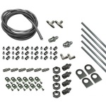 Universal Brake Line Kit, AN Fittings 37 Deg. Single Flare - Stainless