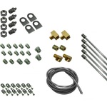 Universal Brake Line Kit, 45 Deg. Double Flare - Stainless