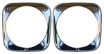 1964-66 Chevrolet Truck Headlamp Bezels, Chrome