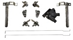 1981-87 Chevy/GMC Fleetside Tailgate Hardware Kit, 11pc, Handle, Rods, Gate and Bedside Trunions and Hinges