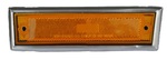 1981-87 C10 Front Side Marker, w/Chrome Trim, LH