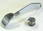 Chrome Steel Spoon Throttle Pedal for Lokar Drive-By-Wire
