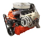 14" Classic Crate Engine, LS3 495 HP, Unpainted w Cast Finish SB Chevy Valve Covers