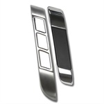Goolsby Edge Edition Standard Polished Door Pulls w Upholstery Ready Insert