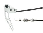 HOOD RELEASE CABLE KIT - BLACK HOUSING - BRUSHED