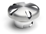 LS Engine Oil Cap - Groove - Brushed