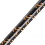 Plug Wire Kit LS 90D Coil to 180D Plug Cut to Fit  Black w Orange Tracers