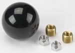 Shift Knob Solid Resin 2-1/4" Round Black