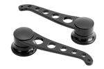 Lakester Edition Black Door Handles For GM & Ford 49 & Up