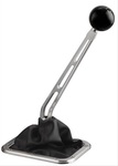 6" Single Bend Black Billet Aluminum Manual Shift Lever For Tremic/Borg Warner T5/T45/T56