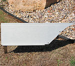 1958-59 CHEVROLET BEDSIDE INNER REPAIR PANEL - REAR PASSENGER SIDE - SHORT FLEETSIDE 