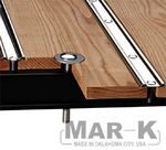 1955-57 2nd Chevy Oak Bed Wood/Strip Kit - w/ Mounting Holes, SST Polished Long Bed Stepside 89"