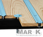 1951-53 GMC Pine Bed Wood/Strip Kit - w/ Mounting Holes, Steel Long Bed Stepside 1/2t