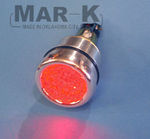 1940-66 Chevy Bed Roll Lights - Polished Aluminum w/ Red LED Light, Stepside