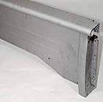 1955-57 2nd Chevrolet Bedside L/H w/o Stake Pocket Holes - Long Bed Stepside 89"