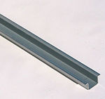 1967-72 Chevy Reinforcement Strip w/o Hole 49-3/4" - Zinc, Fleetside w/ Steel Floor