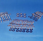 1955-58 Chevy Cameo/Suburban Bed Bolt Kit - Angles/Bed Strips, Hidden Fasteners, Wood, Standard Mounting -Zinc