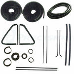 1954-55 Chevy/GMC Truck Complete Weatherstrip Kit w/o Chrome Trim