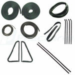 1964-66 Chevy/GMC Truck Complete Weatherstrip Kit w/o Chrome Trim