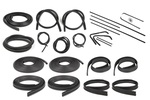 1954-55 Chevy/GMC Truck Complete Weatherstrip Kit w/o Chrome Trim