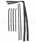 1964-66 Chevy/GMC Truck Deluxe Beltline Kit w/ Black Bead - 8 pcs