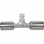 Beadlock O-Ring Fittings with 134a Service Ports NO 6 Hose Fitting - In-Line With Service Port