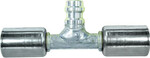 Beadlock O-Ring Fitting with 134a Service Port NO 8 Reduced Barrier Hose Fitting - In-Line with Service Port