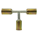 Beadlock Male T-Fitting NO 6 Hose