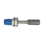 Bulkhead Beadlock Male Fitting - Straight NO 6 Reduced Barrier Hose Fitting
