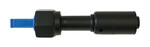 Beadlock O-Ring Black Fitting - Straight NO 8 Reduced Barrier Hose Fitting