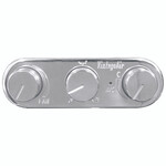 Upgrade 3-Knob Gen IV & 5 ProLine Oval Horizontal Control Panel with Polished Face and Knobs