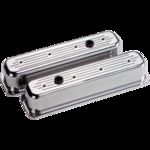 Billet Centerbolt Valve Cover Chevrolet SB (Tall) Ball Milled Polished