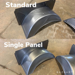1973-80 C10 Hart-Fab Custom Static Drop Inner Fenders - Standard Bead Roll