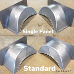 1981-87 C10 Hart-Fab Custom Slammed Inner Fenders - Single Bead Roll