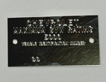 1967-69 Chevrolet Truck/Blazer Blank Vin Tag