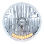 10 LED 7" Round Crystal Headlight Bulb