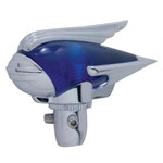 Chrome Antenna Topper - Blue
