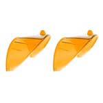 Universal Plastic Headlight Visor, Green - 7" 