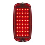 1960-66 Chevrolet Truck Red LED Tail Light Lens w/ Housing - Fleetside