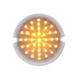 1951-53 GMC Truck LED Parking Light Lens, Clear Lens w/ Amber LED