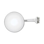 4" Round Stainless Steel Mirror w/ Straight Arm - Convex Mirror Glass